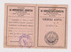 Bulgaria Bulgarie 1946-48 Bulgarian Mother Of Many Children's Society ID Card W/Fiscal Revenue Membership Stamps (ds514) - Francobolli Di Servizio