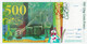 FRANCE 500 FRANCS 1995 AU P-160a "free Shipping Via Registered Air Mail" - 500 F 1994-2000 ''Pierre En Marie Curie''