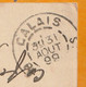 1899 - QV - GB And Ireland One Penny Post Card From London SW To Calais, France - Arrival Stamp - Entiers Postaux