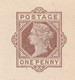 Circa 1889 - QV - Unused UPU GB And Ireland One Penny Post Card With Paid Answer - Postwaardestukken