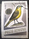 Errors Romania 1966 # MI 2506 Printed With  Vertical Line Songbird - Errors, Freaks & Oddities (EFO)