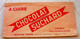Rare étiquette ( Presentation Provisoire) Emballage Tablette Chocolat A Cuire Suchard,no Image,chromo,milka - Suchard