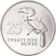 Monnaie, Zambie, 25 Ngwee, 1992, British Royal Mint, SUP, Nickel Plaqué Acier - Zambia