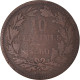 Monnaie, Luxembourg, William III, 10 Centimes, 1860, Paris, TB, Bronze, KM:23.2 - Luxemburg