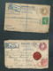 LOT 2 Entiers Recommandés Affranchis Avec Valeurs Complémentaires Pour La France - Malc115 - Covers & Documents