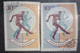 Delcampe - Stamps Errors Romania 1966 Soccer World Cup 1966 England Lot WITH 20 Errors Printed Diffrent Errors Misplaced Player - Variétés Et Curiosités