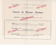 Au Plus Rapide Paquebot Félix Roussel Messageries Maritimes Programme Concerts 4 Mars 1951 - Programmi