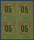 Colonies Type Groupe Sénégal Bloc De 4 N°48/48Aa** Variété Surcharge Espacé Tenant à Normal RR Signé & Certificat CALVES - Unused Stamps