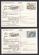 FOUR Postcard Postale Carte Postkarte Classic Automobiles Cars All Displaying Cancelled Monaco Stamps On Reverse 1970s - Lettres & Documents