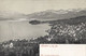 CPA HORGEN- TOWN PANORAMA, MOUNTAINS, LAKE ZURICH - Horgen