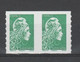 FRANCE / 2022 / Y&T N° AA 1598Aa ** : Marianne D'YZ Philaposte (adhésif De Feuille) TVP LV X 2 En Paire - Unused Stamps