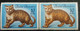 Stamps Errors Romania 1965 # Mi 2388 Printed With DIFFERENT COLOR  Misplaced Cat In Image Unused - Plaatfouten En Curiosa