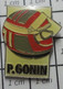 2919 Pin's Pins / Beau Et Rare / THEME : SPORTS / CASQUE Patrick Gonin à Paris En France Est Un Ancien Pilote De Course - Automobilismo - F1