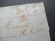 Italien 1860 Faltbrief Mit Inhalt Clossmann & Cie J.L. Pointeua Firenze - Bordeaux Roter K2 Sardaigne 2 Culoz - Tuscany