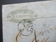 Italien 1860 Faltbrief Mit Inhalt Clossmann & Cie J.L. Pointeua Firenze - Bordeaux Roter K2 Sardaigne 2 Culoz - Toscana