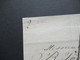 Niederlande Amsterdam 1853 Faltbrief Mit Inhalt Roter K2 Pays Bas 2 Valnes Bartaxe 12 Auslandsbrief Nach Paris - Cartas & Documentos