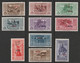 Colonie Italiane Egeo Nisiro Nisiros 1932 Italian Occupation Of Aegean Islands, Garibaldi Issue Set MH Toning (B384-4) - Ägäis (Nisiro)