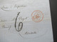 Italien 1862 Faltbrief Mit Inhalt / Auslandsbrief San Remo - Marseille Handschriftlicher Vermerk Avis D'Expedition - Marcophilie