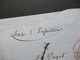 Italien 1862 Faltbrief Mit Inhalt / Auslandsbrief San Remo - Marseille Handschriftlicher Vermerk Avis D'Expedition - Poststempel