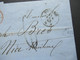 Italien 1862 Faltbrief Mit Inhalt / Auslandsbrief Torino - Nizza / Nice Maritime Roter K2 Italie 2 Fontan Bartaxe - Poststempel
