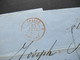 Italien 1862 Faltbrief Mit Inhalt / Auslandsbrief Torino - Nizza / Nice Maritime Roter K2 Italie 2 Fontan Bartaxe - Marcophilie