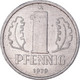 Monnaie, République Démocratique Allemande, Pfennig, 1979 - 1 Pfennig