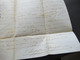 Delcampe - Italien Sizilien 1858 Faltbrief Mit Inhalt / Auslandsbrief Messina - Lyon Handschriftlicher Vermerk Par Vapeur Francais - Sicily