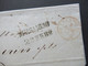 Italien Sizilien 1856 Faltbrief Mit Inhalt / Auslandsbrief Messina - Lyon Roter K2 Deux Siciles 1 Marseille - Sicilië