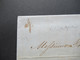 Spanien 1851 Faltbrief Mit Inhalt /Auslandsbrief Barcelona - Paris Roter K2 Barcelona Cataluna Taxstempel / Chiffre Taxe - Briefe U. Dokumente