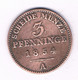 3 PFENNIG 1854 A PRUISEN DUITSLAND /15775/ - Piccole Monete & Altre Suddivisioni