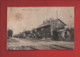 CPA Abîmée , Rétrécit - Thourotte -(Oise) - La Gare  -( Train , Locomotive ) - Thourotte