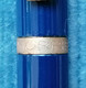 PENNA SFERA MORRIS SAINT GILLES IN LACCA BLU + CUSTODIA 1970 VINTAGE BALLPOINT PEN - Stylos