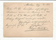 Entier Postal , RUSSIE ,1883 , 3 Scans , Sur Carte Postale , Voyagée 1883 - Lettres & Documents