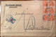 Delcampe - LUZERN 1918-1921 4 Briefe Deutsches Reich Germania Inflation Mit Schweiz Nachportomarken Von 1910(Portomarke Brief - Taxe
