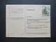 Saar / Saarland 1950 Nr.293 EF Heiliges Jahr Auf PK Hüttenkrankenhaus Betreff Arbeitsunfallversicherung KW 40€ - Storia Postale