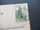 Saar / Saarland 1950 Nr.293 EF Heiliges Jahr Auf PK Hüttenkrankenhaus Betreff Arbeitsunfallversicherung KW 40€ - Covers & Documents