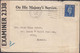1941. ENGLAND GEORGE VI 2½ D On Censored Cover On His Majesty's Service To Hilo, Hawaii Cance... (Michel 202) - JF426525 - Hawaï