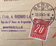 TAXATION RARE !  BERN 1941Schweiz Nachportomarke France Entier Postal IRIS Marseille Gare(Portomarke Lettre Brief Taxé) - Strafportzegels