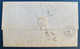 Guadeloupe Lettre 27 Nov 1875 Pour Bordeaux Paire Du N°23 Obl GC Losange 8 X 8 + Dateur "Paq.fr /Pointe à Pitre" - Briefe U. Dokumente