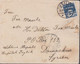 1912. Danmark. Wavy-line 20 Øre Dark Blue On Small Cover From VEILE 16.9.12 (the Stamp Was Iss... (Michel 65) - JF431803 - Brieven En Documenten