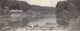 CP Panoramique Lettre - 94 - MAISONS ALFORT - Baignade Sur La Marne - Barque - Pêche 28x11cm - Maisons Alfort