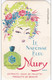 Parfumkaart Carte Parfum Parfumee Le Narcisse Blue Mury Extraits Eaux De Toilette Produits De Beaute Perfume - Anciennes (jusque 1960)