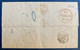 Guadeloupe Lettre DEC 1845 Pour Bordeaux Voie D'Angleterre Dateur "pointe à Pitre/Guadeloupe" + "Basse Terre/Guadeloupe" - Lettres & Documents