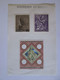 Italy-Souvenir Di Roma:Titulaire De La Carte D'identite,feuille 3 Timbres Vatican/Identity Card Holder,sheet Of 3 Stamps - Lotti E Collezioni