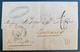 Lettre Juil 1860 Pour Bordeaux Dateur "Pointe à Pitre/ Guadeloupe" + Dateur D'entrée "Col FR Angl/ Amb Calais D" TTB - Covers & Documents
