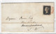 UK GB GREAT BRITAIN 1841 SG1 One Penny Black On Cover Morristown To Haverfordwest (KL) Used As Per Scan - Briefe U. Dokumente
