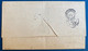 Espagne 1875 Allegorie N°136 (edifil) N°135 Yvert 40 Pes Obl Losange + PD + Entrée Rouge Pour Bordeaux TTB - Covers & Documents