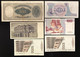 Italy Italia Repubblica 6 Banconote 6 Notes Con Sostitutive Lotto.4059 - [ 9] Verzamelingen