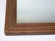 Delcampe - *JOLIE ANCIENNE GLACE MURALE CADRE BOIS DECO MIROIR COLLECTION DECO VITRINE    E - Miroirs