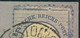 1872, 2 Groschen Gr. Brustschild Mit Markantem Plattenfehler Obere Rahmenlinie Gebrochen Auf Auslandsbrief - Otros & Sin Clasificación